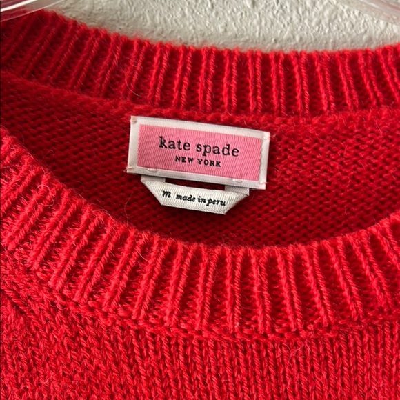 Kate Spade Red Sweater with Dice Design - Picture 5 of 11